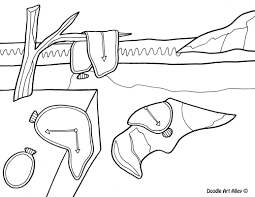 You be the master painter! Artist Coloring Pages Doodle Art Alley