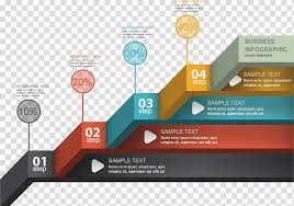 Assorted Color Stair Chart Infographic Diagram