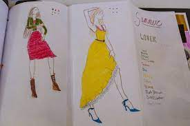 First, you need to lightly draw the outline of your fashion figure. Designx Fashion Illustration Prototyping For Kids