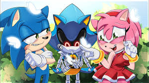 Amy & Sonic's Picnic With Metal Sonic (Sonic Comic Dub) - YouTube