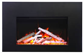 It combines all the best features you'd want in an electric fireplace log set with a great heater and very realistic flames projected onto the back of your fireplace. Amantii Electric Fireplace Insert Traditional Series Trd 30 Insert