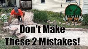 Stepping stones are necessary for being able to move throughout the garden without disrupting the soil, but they also create focal points and structure, and add a little bit of personality! How To Build A Diy Paver Walkway Youtube