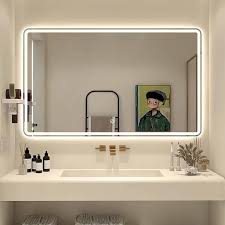 S Touch Screen Bathroom Mirror With