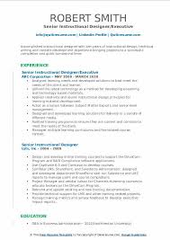 If you've been flooded with resumes and cover letters, spawned by an advertised job opening, you know the difference between a good cover letter and a poor one. Senior Instructional Designer Resume Samples Qwikresume