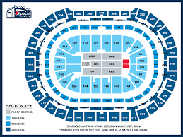 seating charts pepsi center