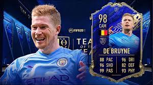 Team of the year 2018, born 28 jun 1991) is a belgium professional footballer who plays as a attacking midfielderengland premier league and the belgium national team. Fifa 20 Kevin De Bruyne Toty 98 Player Review I Fifa 20 Ultimate Team Youtube