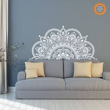Sticker Mandala Mandala Wall Decor Vinyl Wall Decals Bedroom Headboard Decor