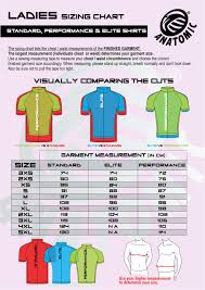 Sizing Charts Custom Sportswear