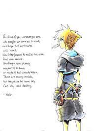 In Kingdom Hearts II, Sora and Riku are stranded in the Dark Margin and  receive a letter in a… | Kingdom hearts fanart, Kingdom hearts art, Kingdom  hearts wallpaper