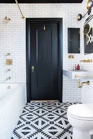 Black And White Bathroom Tiles Pin On Home Shit