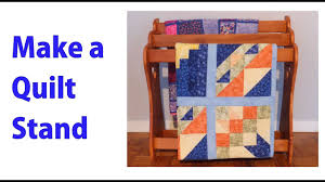 Quilt racks mission quilt rack. Make A Wooden Quilt Rack Woodworkweb Youtube