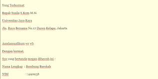 Contoh surat izin tidak masuk kuliah karena sakit dari orang tua. Contoh Surat Izin Kuliah Dan Cara Membuatnya Suratku Id