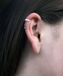 Pin By Estrien Von On Earcuff Silver Ear Cuff Cuff Earrings Ear Jewelry