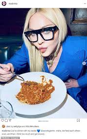 Madonna is betting on los angeles once more. Madonna Relaxes Her Macrobiotic Diet While Enjoying Pasta Feast With Bff Maha Dakhil Jackson Duk News