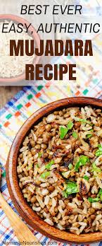 Easy Mujadara Recipe Arabic Lentils And Rice Lentil Recipes Easy Easy Mujadara Recipe Mujadara Recipe