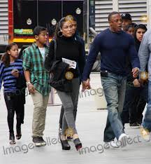 Kids', toddler, & baby clothes with dr dre designs sold by independent artists. Photos And Pictures Dr Dre Andre Romelle Young Wife Nicole Threatt And Their Kids Son Truth And Daughter Truly Arrive At Staples Center To Attend The La Lakers Vs Miami Heat