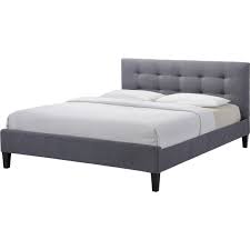 altozzo alt k6502 gry hermosa king size tufted upholstered platform bed gray fabric in 2021 grey upholstered bed upholstered platform bed light grey upholstered bed