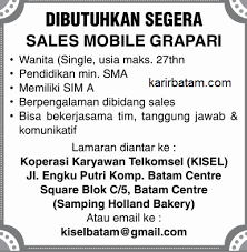Cek syarat account manager telkom & batas daftar Lowongan Kerja Koperasi Telkomsel Kisel Batam Lowongan Kerja Batam 2021