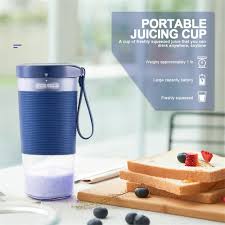 Liveditorportable Blender Juice Cup Smoothie Maker With Usb Rechargeble 8 X 11 Blue 8 X 11 Dailymail
