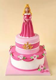 Sleeping Beauty Cake Tuffed White With Pink Top With Roses Like Bottom Here And Crown Placard With 4 Or Teag Sleeping Beauty Cake Aurora Cake Barbie Cake