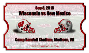 Wisconsin Badgers Vs New Mexico Lobos Football Tickets Sep