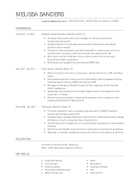 assistant superintendent resume