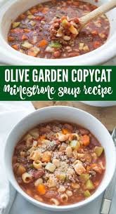 Easy Olive Garden Soup Recipe Copycat Olive Garden Minestrone Soup Recipe The Best Homemade O Winter Soup Recipe Crockpot Soup Recipes Minestrone Soup Recipe
