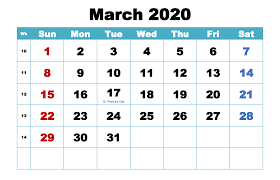 Free Printable Calendar For March 2020 In 2020 2021 Calendar Printable Calendar Word Calendar Printables