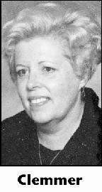 ELIZABETH CLEMMER Obituary (2012)