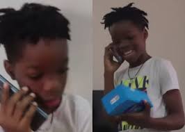 Maybe you would like to learn more about one of these? Wizkid S Son Boluwatife Shows Off Latest Smartphone Gift From His Dad 36ng