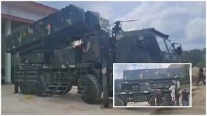 The Khan ballistic missile system, developed by the Turkish company  Roketsan, has been seen at an Indonesian military facility in East  Kalimantan province. The system, known as the ITBM-600, was spotted at