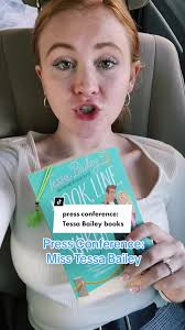 Press conference time for Miss Tessa Bailey and her spicy books #spicybooks  #hooklineandsinker #romamcebooks #tessabailey #ithappenedonesummer  #piperandbrendan #hannahandfox #tessabaileybooks ...