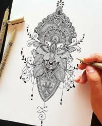 How To Draw A Mandala 75 Simple Mandala Drawing Ideas And Designs Hercottage Simple Mandala Mandala Design Art Mandala Drawing