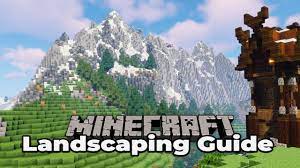 How To Build Custom Mountains Minecraft Survival Landscaping Guide 3 1 13 Tutorial Let S Play Youtube