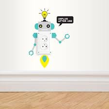 Robots Stickers Kids Room Autocollants Pour Enfants Stickers Cuisine Stickers