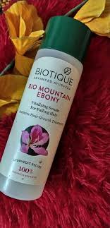 It is mainly used to smooth your hair. Biotique Mountain Ebony Vitalizing Hair Serum Ebony Hair Hair Serum Hair Growth Treatment