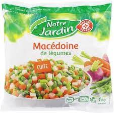 Vegetable macedoine are cut into small dice and used as a garnish to meats. Macedoine De Legumes Notre Jardin 1 Kg