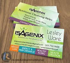 Whether you need an entire line of marketing materials or are just starting out and need a logo. Isagenix Business Cards Style 2 Kz Creative Services Online Store Powered By Storenvy