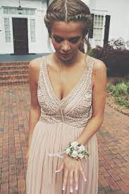 Mary Catherine Pink Evening Dress Light Pink Prom Dress Chiffon Evening Dresses