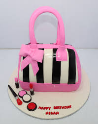 54 best ideas about 20th birthday cake inspiration on. Pink Hand Bag With Makeup Cake Purse With Makeup Cakes In Lahore