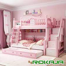 Set (full bed, nightstand, and chest), created for macy's. Princess Castle Pink Bed With Storage Box Girls Kid Bunk Beds Solid Wood Girls Bedroom Set Furniture Buy Bedroom Set Girls Kid Bed Kids Pink Beds Product On Alibaba Com