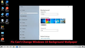 Here's how to make it happen. How To Fix Can T Change Desktop Background In Windows 10 Youtube