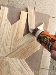 Diy Decorative Geometric Wood Tray From Evija With Love Wood Tray Geometric Tray Wood