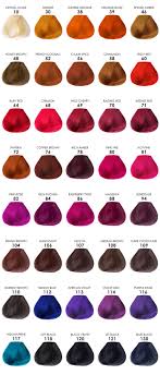 Adore Hair Color Chart In 2019 Permanent Hair Color Semi