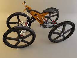 H4 4 Wheel Off Road Bike By Kenny Kalynuik At Coroflot Com Bicycle 4 Wheel Bicycle Road Bike