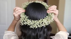 Baby's breath flower is something that is a must in weddings and bridal bouquets. Diy Baby S Breath Flower Crown Youtube