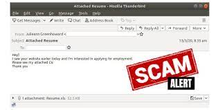 Emailing a resume to get a job: Email Scam Uses Fraudulent Resume To Deliver Malware Attack