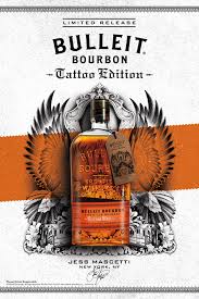 We give away 4 bottle from the bulleit bourbon tattoo limited edition series. Junia Ryan Design Art Direction Bulleit Tattoo