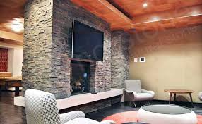 Check it out for yourself! Natural Stacked Stone Veneer Fireplace Stone Fireplace Ideas