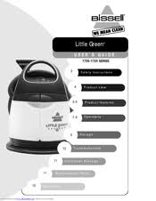 Bissell Little Green Portable Deep Cleaner 1720 1 Manual Bissell 1720 User Manual Pdf Download Manualslib